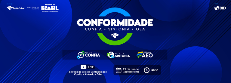 Receita Federal realiza entrega do Selo de Conformidade Confia, Sintonia e OEA